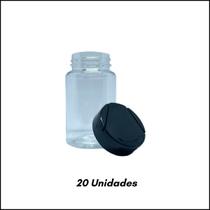 Potinhos Plástico Pilulas Capsulas Suplemento 170g 20 unds - Embanet Comercio De Embalagens