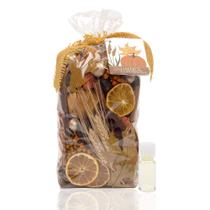 Potpourri ANDALUCA Blissful Harvest 590mL com frasco de fragrância Potpourri ANDALUCA Blissful Harvest 590mL com frasco de fragrância