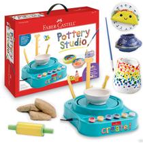 Pottery Studio - Kit de rodas de cerâmica para crianças Faber-Castell