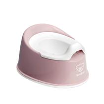 Potty BabyBjörn Smart Powder rosa/branco compacto sem BPA