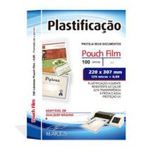 Pouch Film A4 220x307 0.05 com 100 unidades - Mares