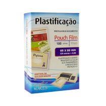 Pouch Film título de eleitor 66x99 0.05 com 100 unidades - Mares