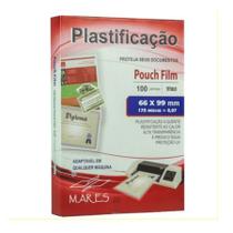 Pouch Film título de eleitor 66x99 0.07 com 100 unidades - Mares