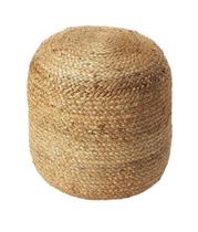Pouffe Offex Home Decorative Modern Redonda de Juta Natural