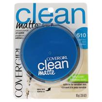 Powder CoverGirl Clean 510 Classic Ivory para mulheres 10g