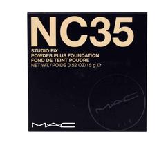 Powder Foundation MAC Studio Fix NC35 para mulheres, 15 ml