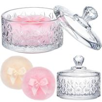 Powder Puff Set Tioncy com frasco de cristal de 300 ml