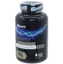 Power Arginine Aumento Força E Hipertrofia Growth 120 Caps