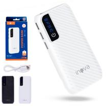 Power Bank 10000 mAh 3 Portas Usb com Display LCD INOVA - POW-1067