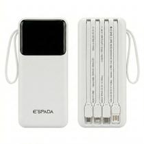Power Bank 10000mAh Com 4 Cabos Embutidos Tipo C E Lightning Power Bank 10000mAh Com 4 Cabos Embutidos Tipo C E Lightning