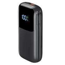 Power Bank 10000mAh Imenso 22.5W Fast Charge Cabos Integrados IMSC4008