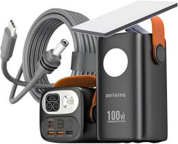Power Bank 100W 60000mAh + Cabo USB-C/DC 3m Para Starlinkk Mini Antena Bateria Portátil Externa Potente Carregador Energ