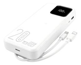 Power Bank 20.000mah Carregador Turbo Portátil 22.5w Anatel Preto
