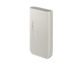 Power Bank 20.000mAh Samsung 3 Portas Usb-c Super Rápido 45W Bege 402 Gramas EB-P4520