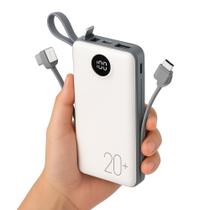 Power Bank 20000mah Carregador Rápido Portátil Com Display - Dallas Store
