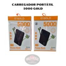 Power Bank 5000mAh gold