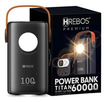 Power Bank 60000mAh 100W Ultra Rápido para Starlink, Notebooks, Viagens, proteção contra sobrecarga e curtocircuito , marca HREBOS
