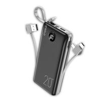 Power Bank A'Gold Pro BTE-02 20000 Carregador Portátil A Gold 3 cabos 955