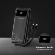 Power Bank A Gold Turbo 22,5W de 20000mAh BTE38 - Preto