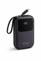Power Bank αGOLD Pro 10000mAh 22.5W Turbo Carregamento Rápido com Display Digital e Cabo Integrado Power Bank αGOLD Pro 10000mAh 22.5W Turbo Carregamento Rápido com Display Digital e Cabo Integrado