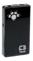 Power Bank C3Tech 12.000mAh UC-12000 Bateria Externa USB Carregador Rápido Para Tablets E Phones
