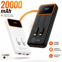 Power Bank Carregador Portátil 20000 USB-C Lightning 33W Turbo Ideal Viagens Trabalho Acampamentos Power Bank Carregador Portátil 20000 USB-C Lightning 33W Turbo Ideal Viagens Trabalho Acampamentos