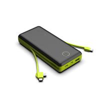 Power Bank Carregador Portátil 20000mAh Bateria Universal com Cabo 3em1