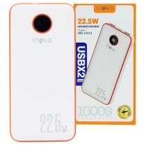 Power Bank Carregador Portátil 22.5W Turbo 10.000mAh 2 USB Display de Bateria Original Inova