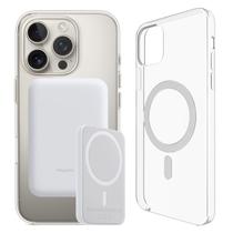 Power Bank Carregador Portátil 5000 Mah e Capa Magnética Compatível iPhone 16