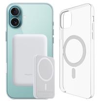 Power Bank Carregador Portátil 5000 Mah e Capa Magnética Compatível iPhone 16 Power Bank Carregador Portátil 5000 Mah e Capa Magnética Compatível iPhone 16