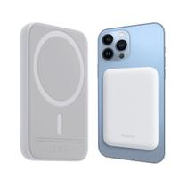 Power Bank Carregador Portátil 5000 mah Magnético Indução Bateria para 12, 13, 14, 15 até 16 Pro e Max