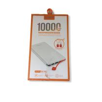 Power Bank  Carregador Portátil  Branco 10.000 - Kaidi