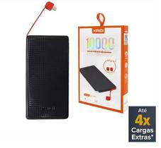 Power Bank Carregador Portátil Kaidi KD-951 10000mAh Cor Sortida Power Bank Carregador Portátil Kaidi KD-951 10000mAh Cor Sortida