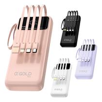 Power Bank Carregador Portátil Turbo 10.000mah Com Anatel Rosa