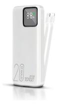 Power Bank Carregador Portátil Turbo 20.000mah Com Anatel Preto