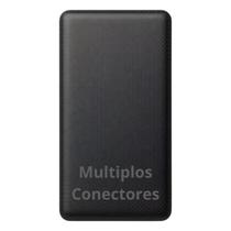 Power Bank Elegante Preto com Textura Premium Antiderrapante Power Bank Elegante Preto com Textura Premium Antiderrapante