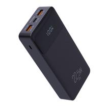 Power Bank Elg 20000mAh com Display Indicador 22.5W Turbo Preto Power Bank Elg 20000mAh com Display Indicador 22.5W Turbo Preto