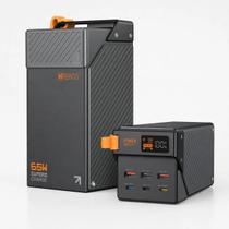 Power Bank Hrebos 50000mah 65w Turbo Usb / USB _C Compatível Starlink/ PB_998