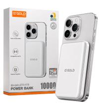 Power bank magnético agold 10000mah ímã integrado