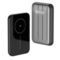 Power Bank Magnético Hrebos Pb-913 10000mah Indução 22.5w Preto Power Bank Magnético Hrebos Pb-913 10000mah Indução 22.5w Preto