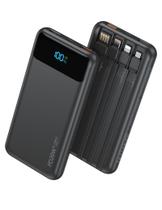 Power Bank Nusyddy 10000mAh PD20W 6 Saídas Preto Power Bank Nusyddy 10000mAh PD20W 6 Saídas Preto