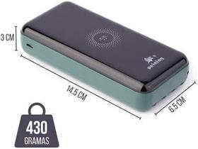 Power Bank Peining Carrega Por Indução 20.000Mah WUP-379 Preto Power Bank Peining Carrega Por Indução 20.000Mah WUP-379 Preto