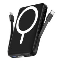 Power Bank podoru 10000mAh Magnético Sem Fio 20W PD
