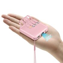 Power Bank Portátil UMMZ 12000mAh com Cabo Embutido Power Bank Portátil UMMZ 12000mAh com Cabo Embutido