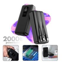 Power Bank Portátil Unversal Display Led 22.5W Carregamento Rápido 20000mAh Lightning e Type-C Carregamento Simultâneo Power Bank Portátil Unversal Display Led 22.5W Carregamento Rápido 20000mAh Lightning e Type-C Carregamento Simultâneo
