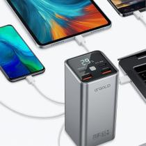 Power Bank Turbo 20000mAh αGOLD, 65W, 4 Saídas, 2 Entradas, Visor Digital Carrega até 4 Aparelhos