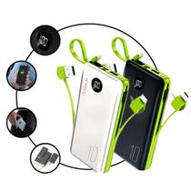 Power Bank Universal Carregador Portátil Com Display 10000mah Compativel iPhone Samsung Android Ios