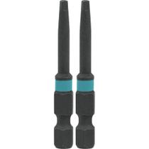 Power Bit Makita A-96693 Impactx, 1 recesso quadrado, pacote com 2 Power Bit Makita A-96693 Impactx, 1 recesso quadrado, pacote com 2