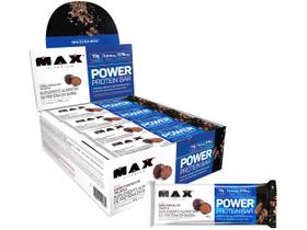 Power Protein Bar 41g 12 unid Dark Chocolate Truffle Max Titanium