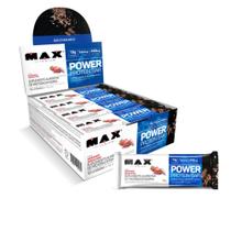 Power Protein Bar 41g Display Com 12 Unid Max Titanium Sabor Morango Sensation Power Protein Bar 41g Display Com 12 Unid Max Titanium Sabor Morango Sensation